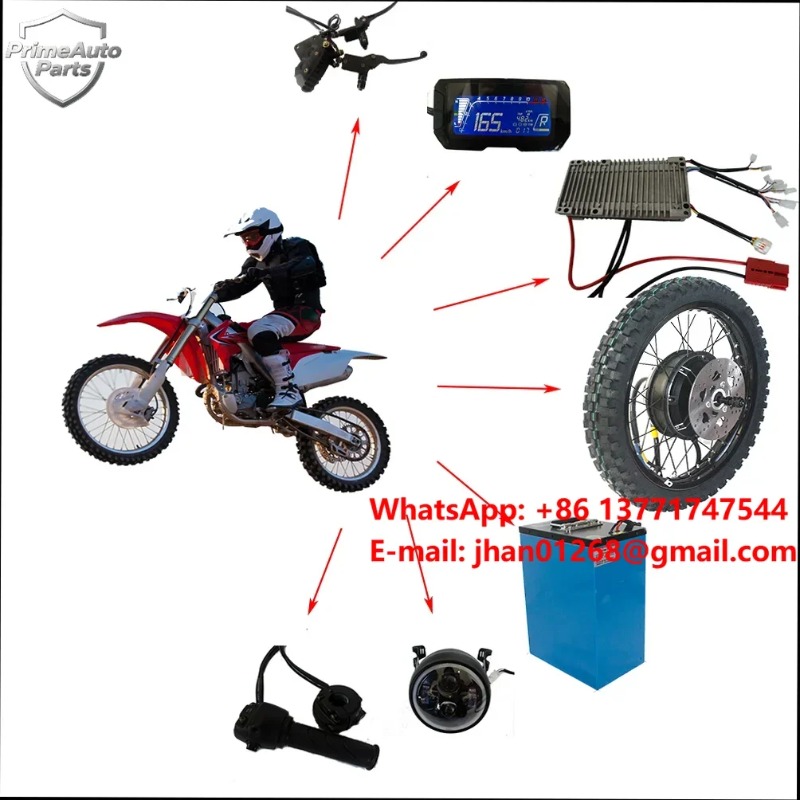 Новый комплект для переоборудо – обзор и цена 12000W Electric Motorcycle Hub Motor